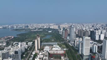 旅拍风景,歌曲演唱,雪,美景,城市,高楼,高楼大厦,全景