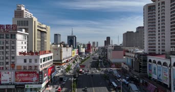 旅拍风景,美景,城市,高楼,全景