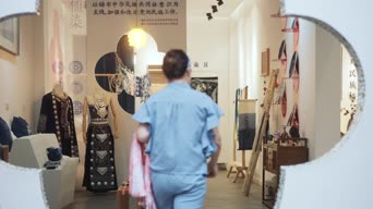 幽默,儿童,衣服,民族,全景