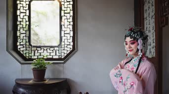 美女帅哥,配音,知识,衣服,植物,花,全景