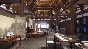 旅拍风景,室内设计,中国风,桌子,全景