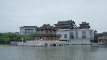 旅拍风景,美景,城市,雪,全景