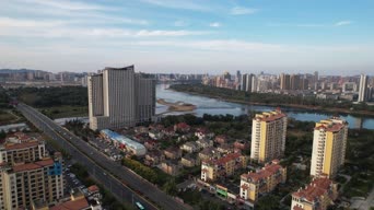 旅拍风景,美景,大自然,城市,农村,高楼,河流,全景
