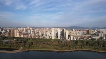 旅拍风景,美景,旅拍,农村,高楼,树木,高楼大厦,全景
