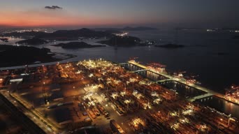 旅拍风景,美景,大海,夜景,树木,全景