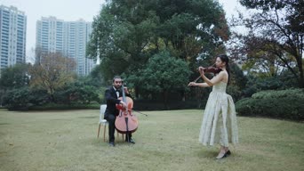 乐器演奏,配音,美景,知识,树木,衣服,植物,全景