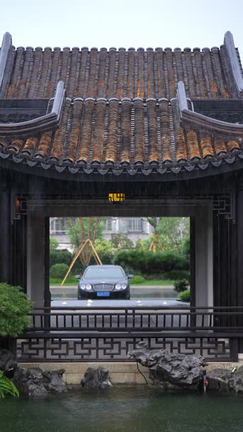 别墅,庭院,美景,树木,全景