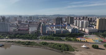 旅拍风景,城市,美景,高楼