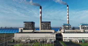 旅拍风景,美景,旅拍,高楼,工厂,全景,Poolbeg Generating Station