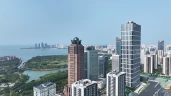 旅拍风景,城市,歌曲演唱,美景,高楼,高楼大厦,全景,Grove Isle