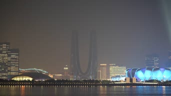 旅拍风景,夜景,灯光,美景,高楼,全景