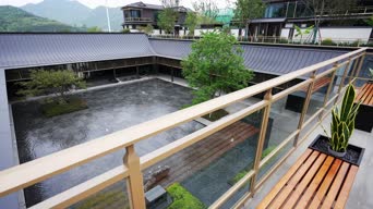 旅拍风景,歌曲演唱,庭院,美景,植物,树木,全景