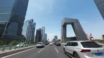 旅拍风景,美景,机车,歌曲演唱,高楼,高楼大厦,全景,中央电视台新台,伟基河畔南111号