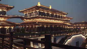 旅拍风景,记录,美景,旅拍,中国美术馆