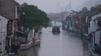旅行记录,城市,配音,河流,全景