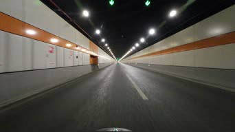 日常生活,美景,公共汽车,树木,隧道,全景