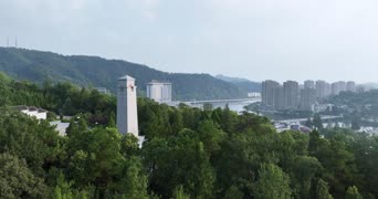 旅拍风景,美景,大自然,旅拍,树木,高楼,植物,纪念碑,城市,全景