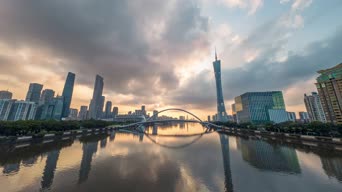 旅拍风景,配音,高楼,全景