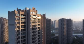 旅拍风景,豪宅,美景,高楼,公寓,高楼大厦,全景