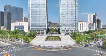 旅拍风景,配音,知识,高楼,公寓,汇金,全景,金泰