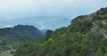 旅拍风景,大自然,美景,树木,山峰,全景,南尖岩