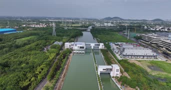 旅拍风景,旅拍,美景,河流,全景
