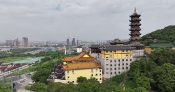 旅拍风景,美景,大自然,农村,树木,高楼,全景