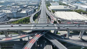 旅拍风景,交通,美景,公共汽车,全景
