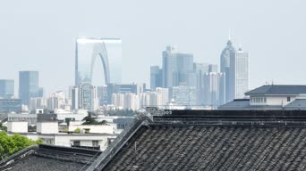 旅拍风景,美景,高楼,全景