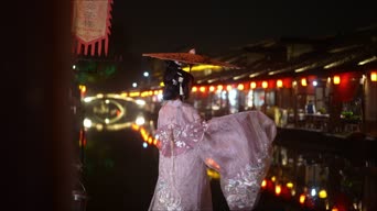 职业技能,夜景,美景,衣服,树木,植物,全景