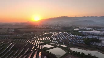 旅拍风景,美景,夕阳,大自然,记录,全景