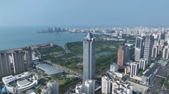 旅拍风景,城市,美景,交通,高楼,高楼大厦,全景