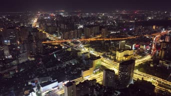 夜景,美景,高楼,城市,全景