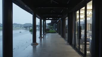 职业技能,美景,树木,公共汽车,长廊,全景