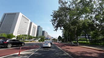 生活日常,植物,车,树木,高楼,公共汽车,植物,公寓,高楼大厦,全景,Curve