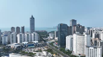 旅拍风景,城市,美景,高楼,高楼大厦,全景