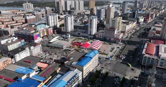 旅拍风景,配音,知识,高楼,城市,全景