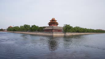 旅拍风景,城市,树木,全景,故宫博物院-角楼