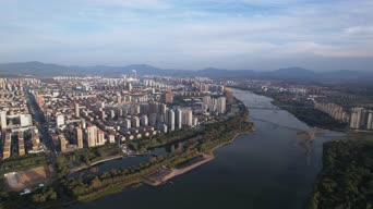 旅拍风景,美景,大自然,旅拍,记录,高楼,河流,全景