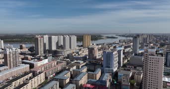 旅拍风景,城市,美景,vlog,高楼,全景