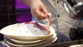 配音,食物,全景