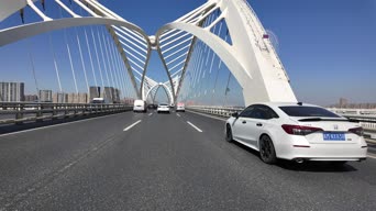 日常生活,跑车,vlog,全景,切萨皮克湾隧桥