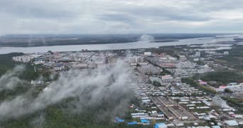 旅拍风景,旅拍,美景,城市,高楼,全景
