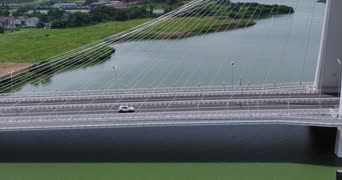 旅拍风景,足球,桥梁,全景