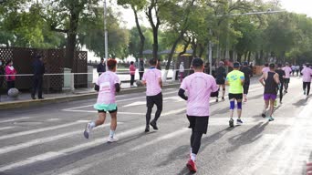 全民运动,街拍,配音,衣服,树木,跳舞,全景