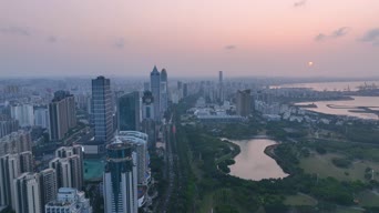 旅拍风景,城市,美景,交通,高楼,高楼大厦,全景,哈里发塔,凌霄阁