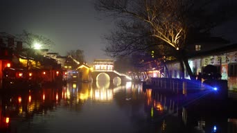 旅拍风景,配音,树木,河流,全景