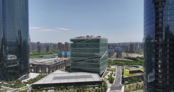 旅拍风景,城市,美景,高楼,全景