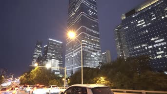 生活日常,嗨曲,夜景,神曲,高楼,树木,高楼大厦,全景,金锐