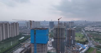 旅拍风景,城市,美景,高楼,全景
